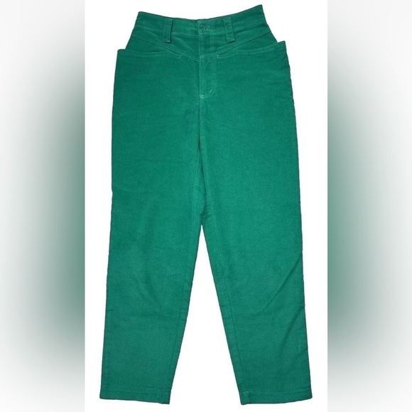 United Colors Of Benetton Pants - Vintage Benetton Italy Green pants Trousers Size 27 Highwaisted Pants